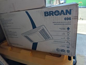 Broan 696 ventilation fan with light