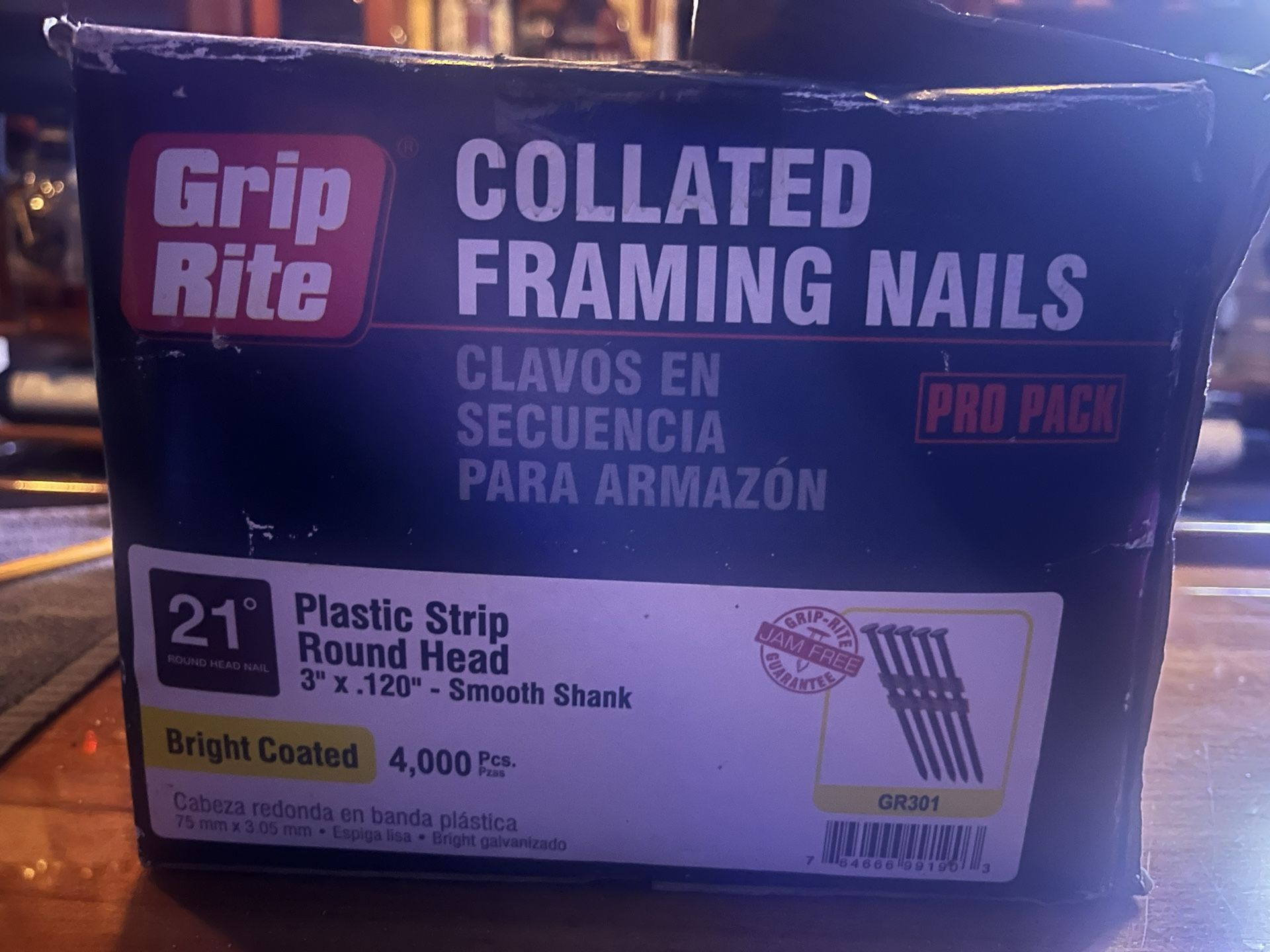 Collated 3” Framing Nails