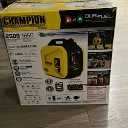 Champion Inverter Generator 2500 Watts Dual Fuel