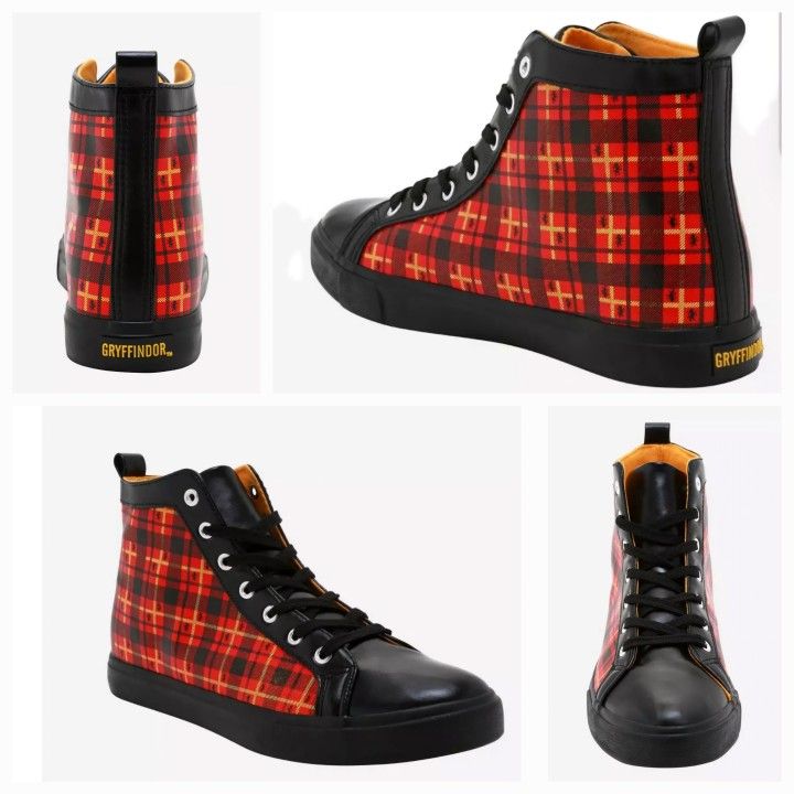 Hot Topic HP Gryffindor Tennis Shoes/Sneakers NEW