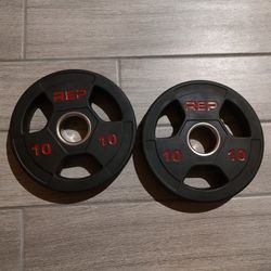 Pair of REP Fitness 10 lb Weight Plates