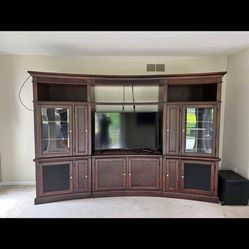 Stylish Entertainment Center for Sale - Great Condition!