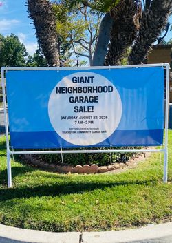 Giant Neighborhood Garage Sale in Garden Grove- Saturday 8/22/26 from 7:00 AM to 2:00 PM