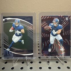 2025 Panini Absolute - Cam Skattebo Cosmo #207 And Base #110 Rookie Cards