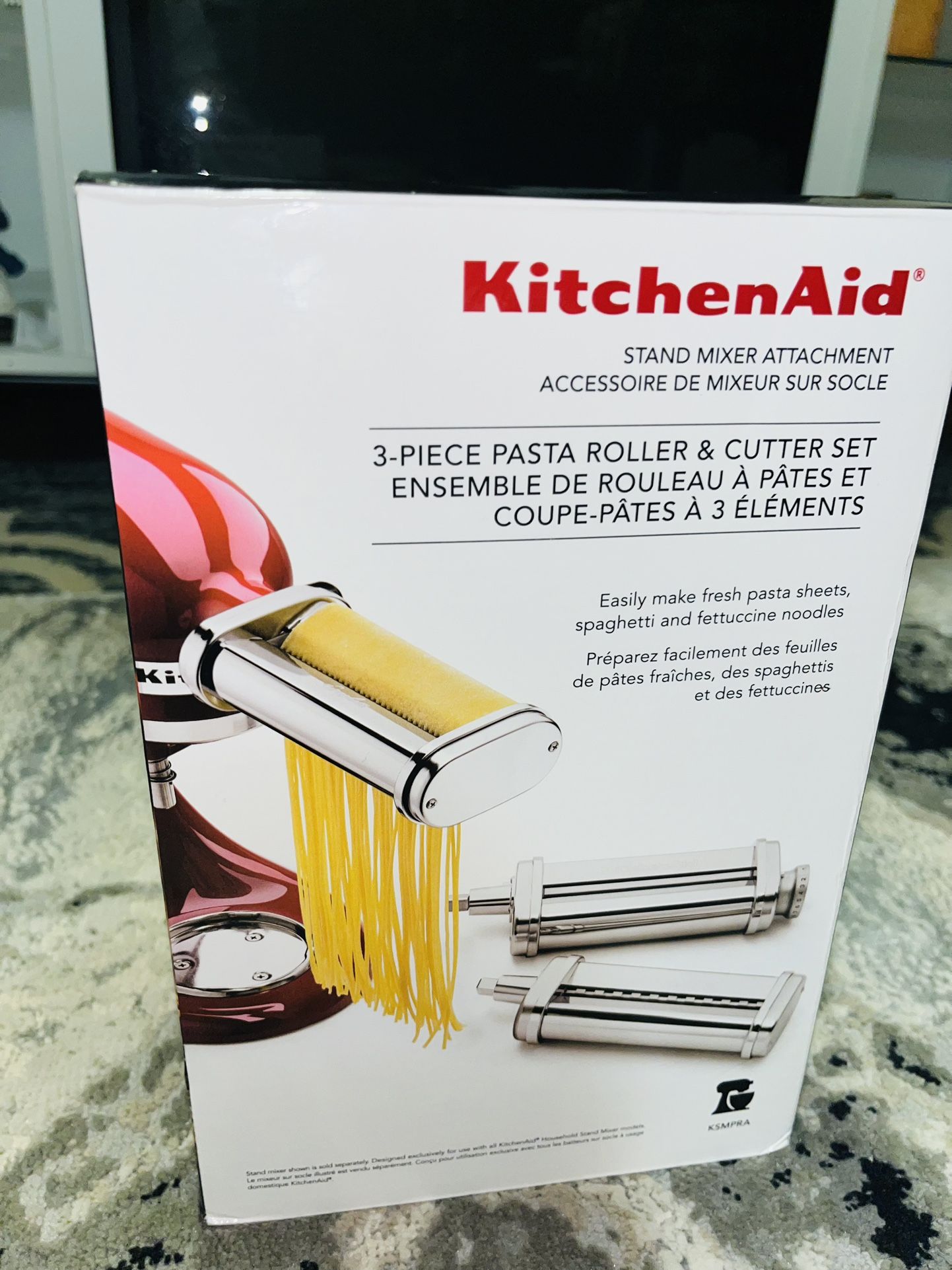 KitchenAid 3-Piece Pasta Roller & Cutter Set