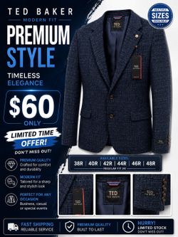 Designer Blazers Sale | Bar III • Ted Baker | $60 Each | Multiple Sizes | Bulk Discounts Available