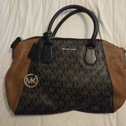 Michael Kors Purse Tan/black
