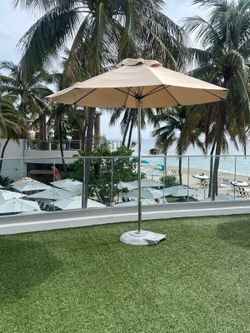 Outdoor Patio Umbrella with Base