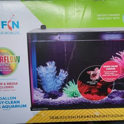 Top Fin Custom Colorflow Underwater World Fish Tank