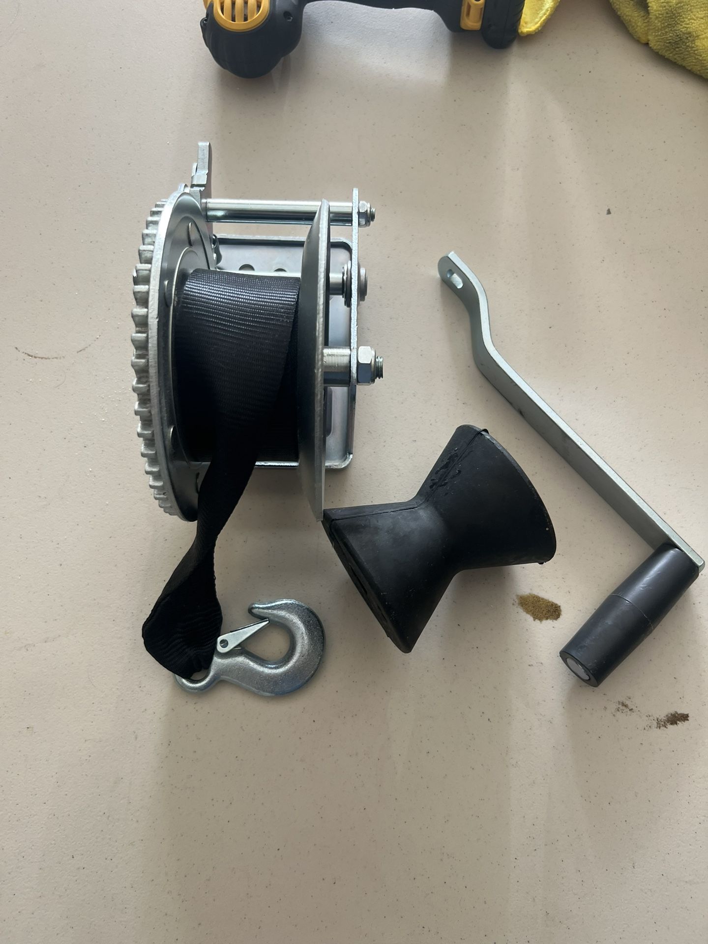Reese Towpower Winch And Attwood Rubber Bow Roller