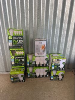BRAND NEW LED BULBS + NIGHT LIGHT