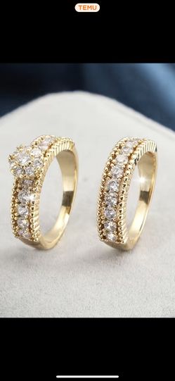 18k Gold Plated Wedding Ring 