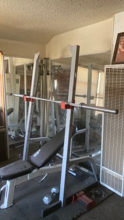Heavy Olympic barbell $200