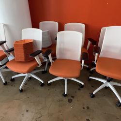 Orange Office Chairs 