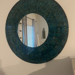 Round Mosaic Mirror 