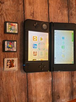 Nintendo 3DS XL with 3 Games
