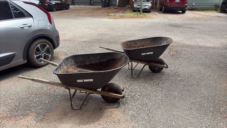Wheelbarrows  Read the description