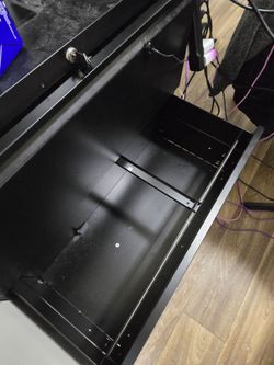 Metal filing cabinet