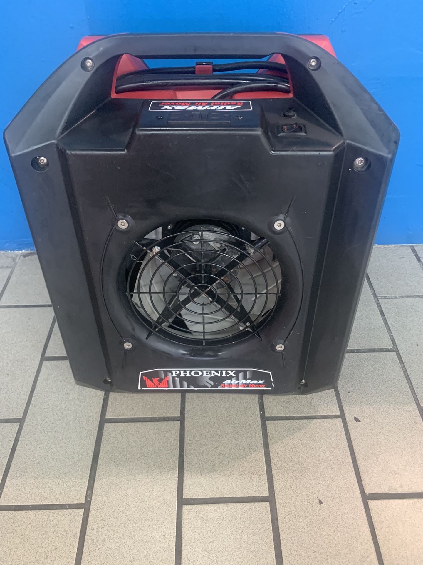 Phoenix AirMax Radial Air Mover Corded (Red/Black)