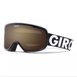 Giro Boreal Unisex Adults Black Frame with Brown Lens Full Rim Snowboard Goggles New