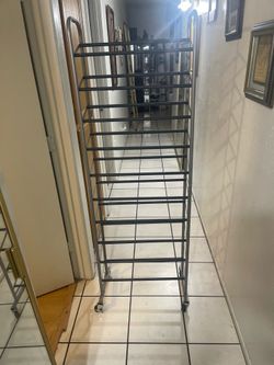 Rolling Shoe Rack