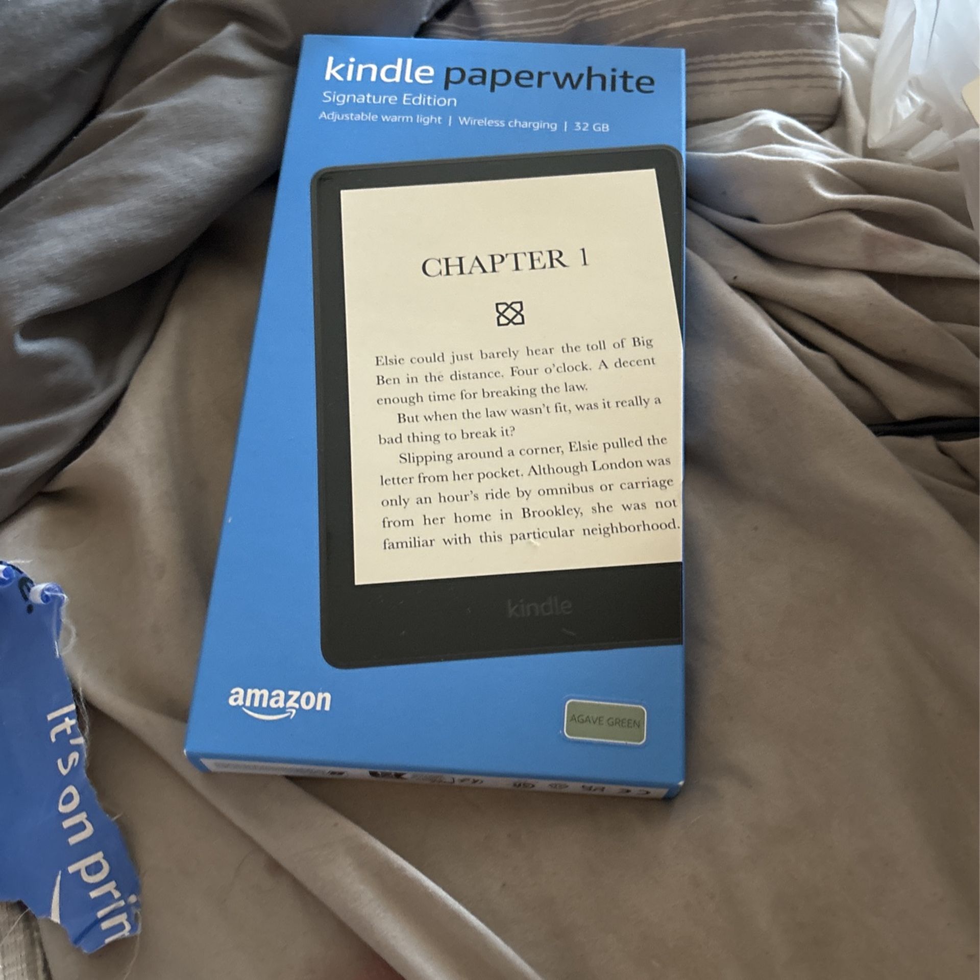 Brand new in box kindle paper white Agave Green 