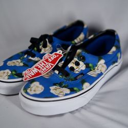 Van’s Blue White Roses (Boy’s 5.0 & Women’s 6.5)