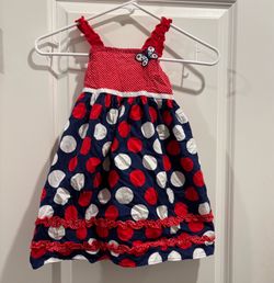 Youngland Girls 4T 4th of July Dress