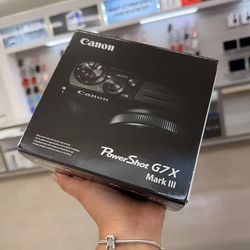 Canon power shot G7x mark III