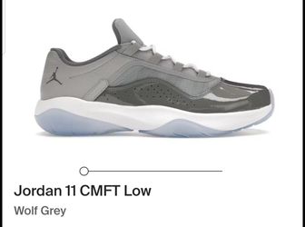 Jordan  11 CMFT Low  Wolf Grey
Used
Size 8.5
