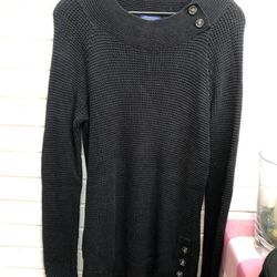 Pendleton Preowned Womens Black Tunic Sweater Size M