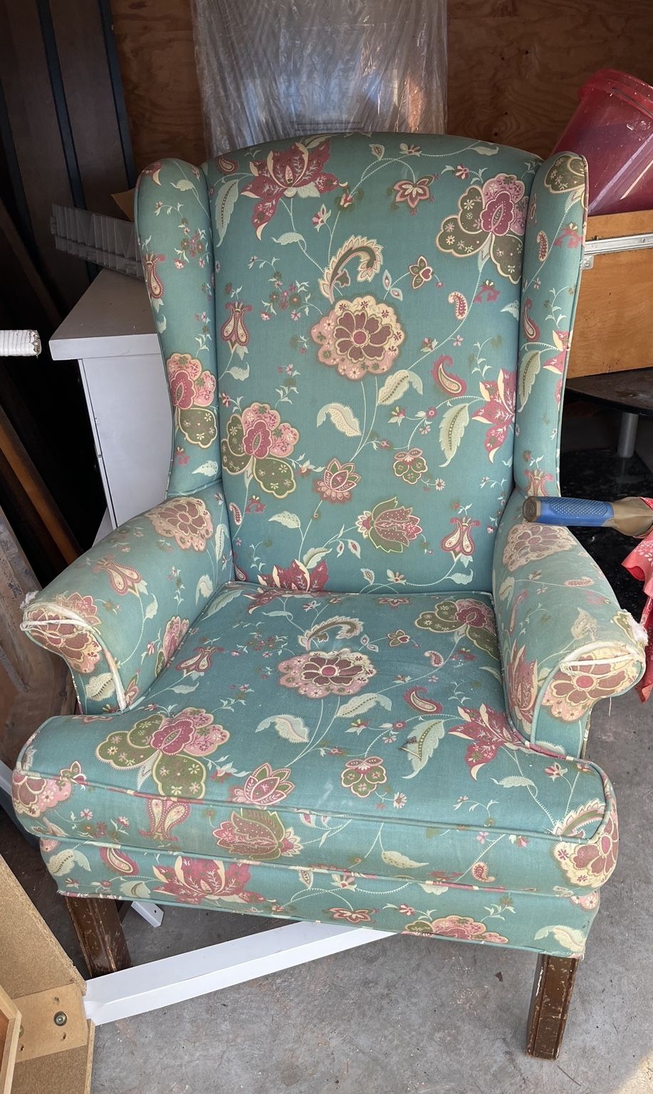 Vintage Solid Wood Frame Chair Or Best Offer