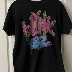 Neon Blink 182 Unisex Large Licensed T-Shirt