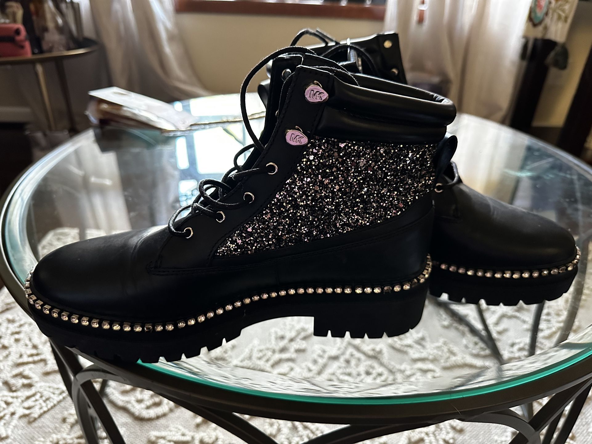 Size 11 Blinged Out MK Work Boots