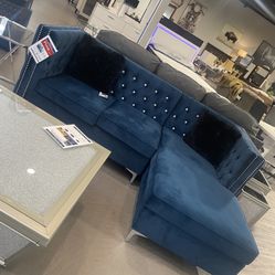 Blue Diamond Sectional