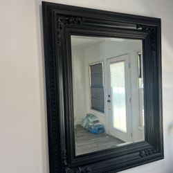 Big Vintage Black Mirror