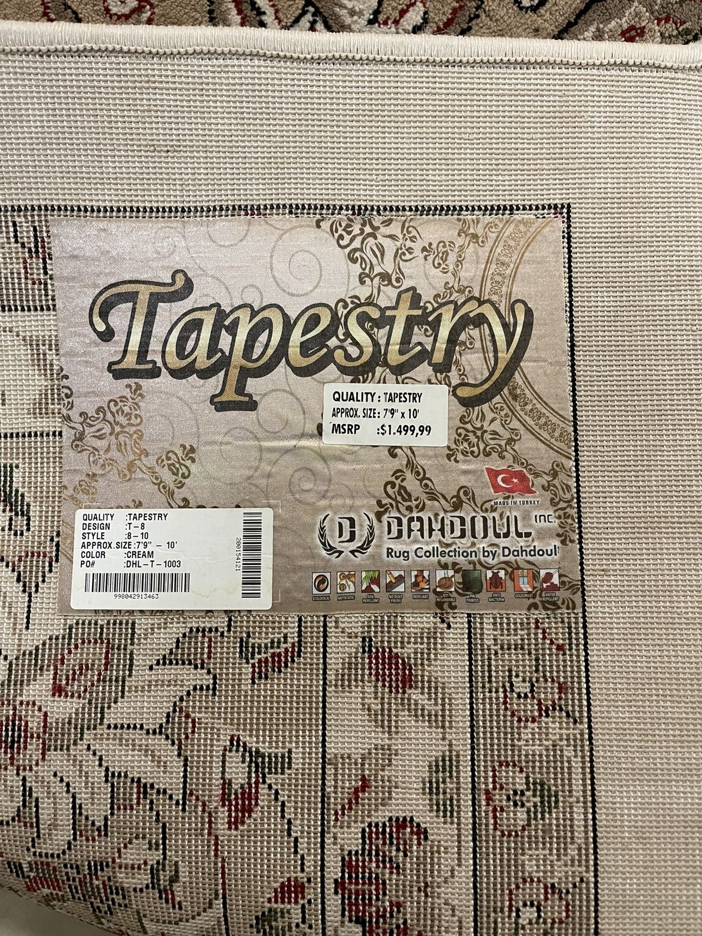 Area Rug Very Good Quality, Turkish Floral rugs 7,9*10