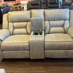 CREAM RECLINING SOFA SET MANUAL