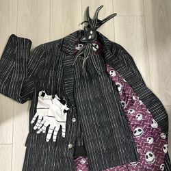 Jack Skeleton Halloween Costume  Sz Large Nightmare Before Christmas