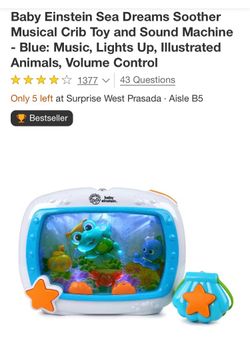 Baby Einstein Sea Dreams Soother Musical Crib Toy