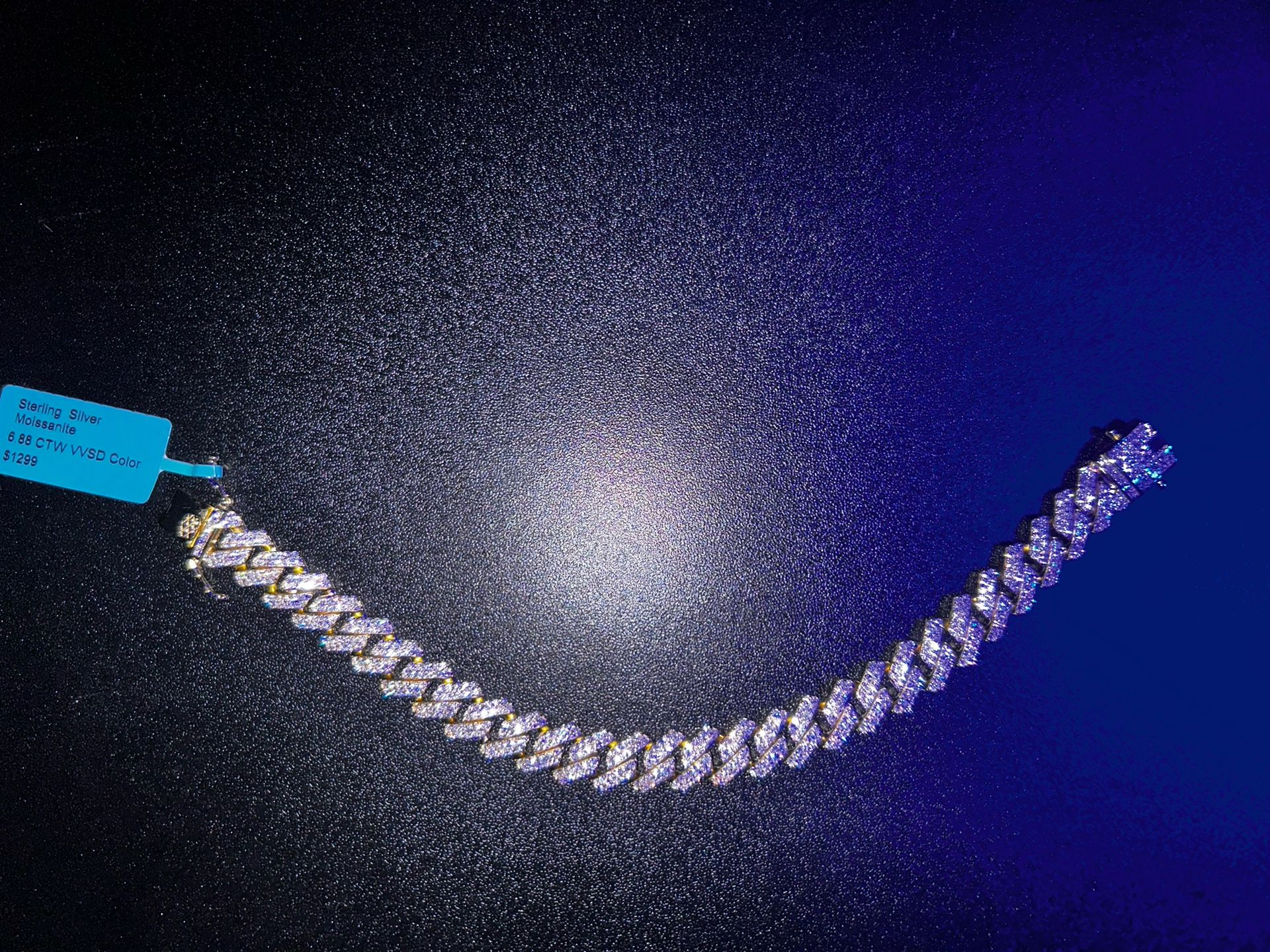 VVS Moissanite Cuban Bracelet