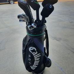 Callaway Tour X Irons Drivers and Cart bag