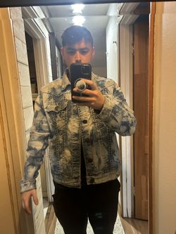 Brand New True Religion Camo Denim Jacket 