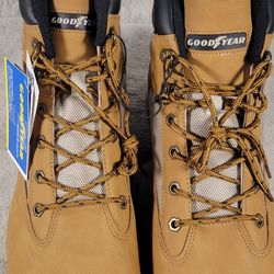 Goodyear Work Boots – Tan Leather – Men’s Size 12W – All Seasons  (Compared $20