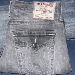 Grey True Religion Jeans 