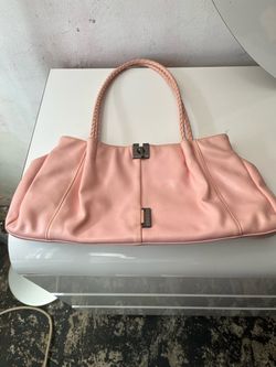 Italian leather pink pocketbook