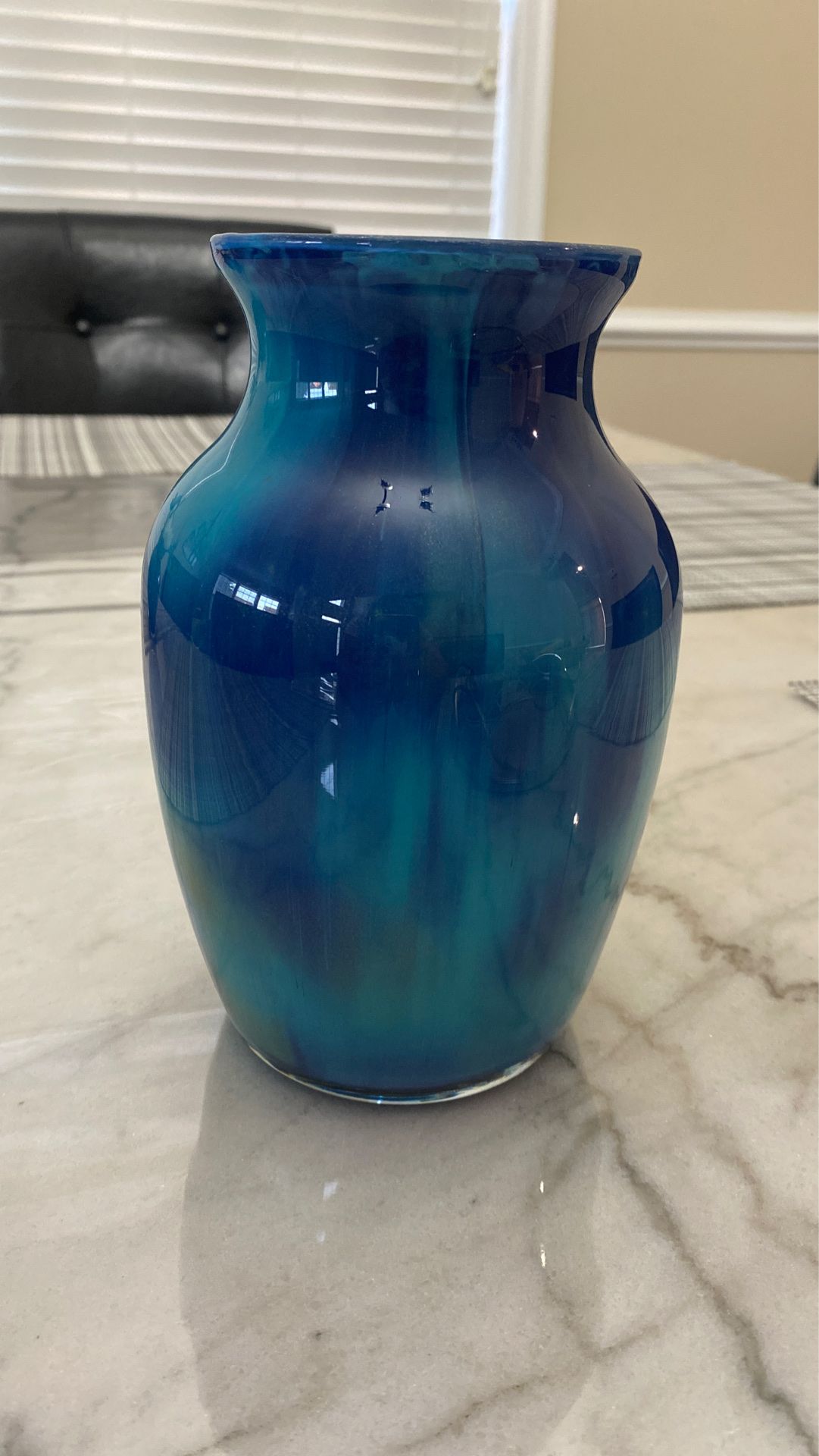 Hand Painted glass vase