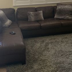 Leather Couch 
