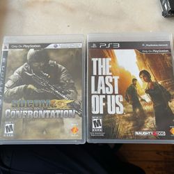 (2) PS3 Games - The Last Of Us & SOCOM Confrontation