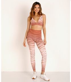 Beach Riot Jungle Piper Legging Rust Zebra XS
